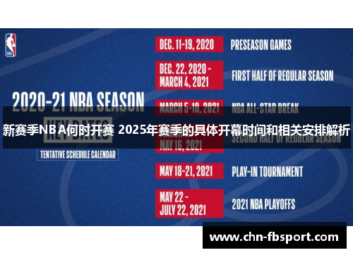 新赛季NBA何时开赛 2025年赛季的具体开幕时间和相关安排解析